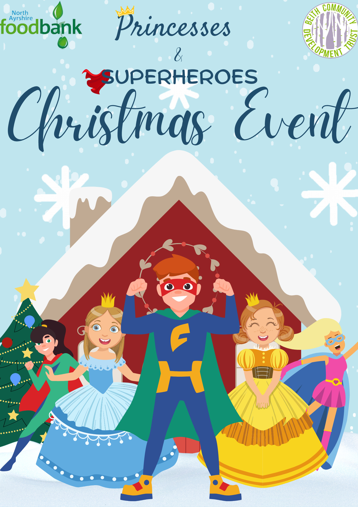 Princesses and Superheroes Christmas Party