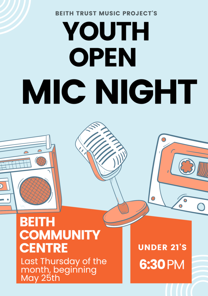 Youth Open Mic Night poster
