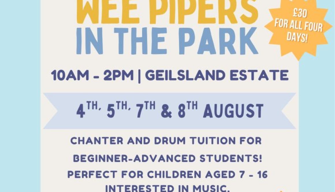 Wee pipers in the park (6)