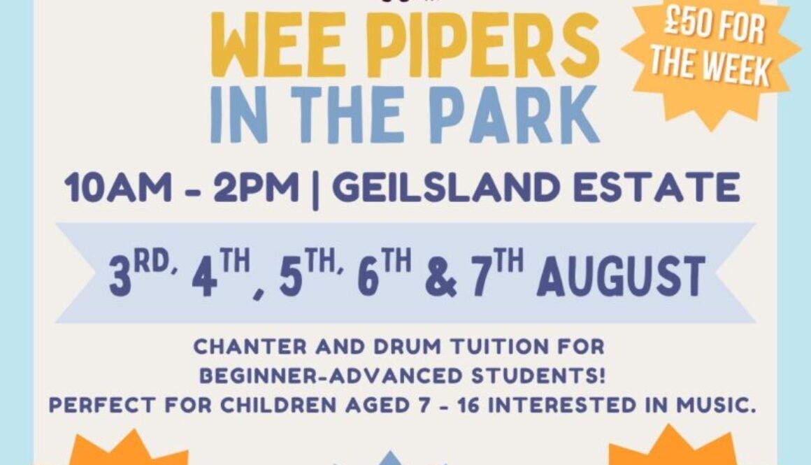 Wee pipers in the park (3)